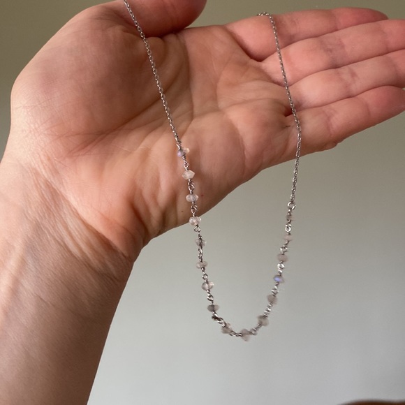 Beaded dainty choker necklace - Picture 3 of 4